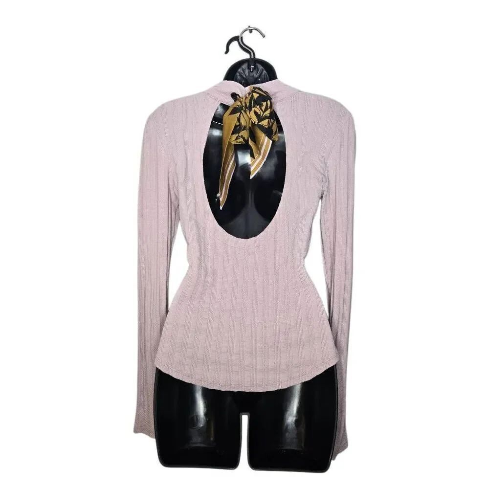 Free People Party In The Back Top Size Medium in Barely Lilac